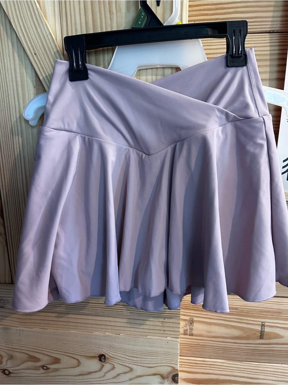 HALARA Lavender V-Waist Flared Skirt